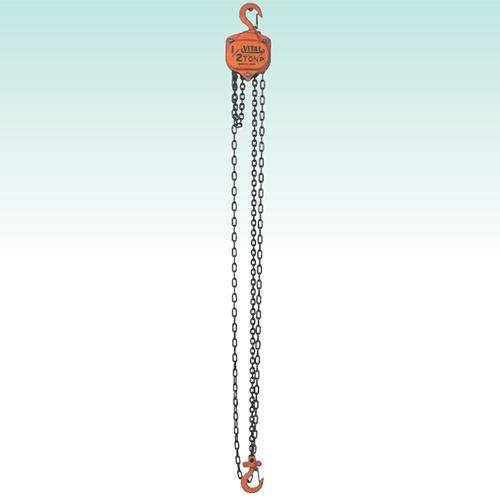 TECLE MANUAL 0.5T VP CARGA 5x15mm(1) G80 - MANDO 4.8x22x18mm(2) VITAL