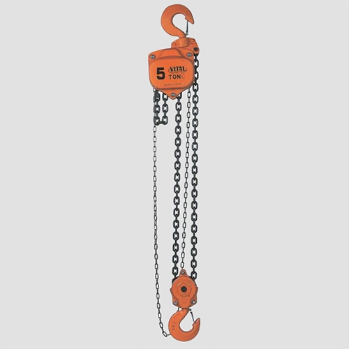 TECLE MANUAL 5T VL5 CARGA 9x27mm(2) G80 - MANDO 5.5x23x19mm(2) VITAL