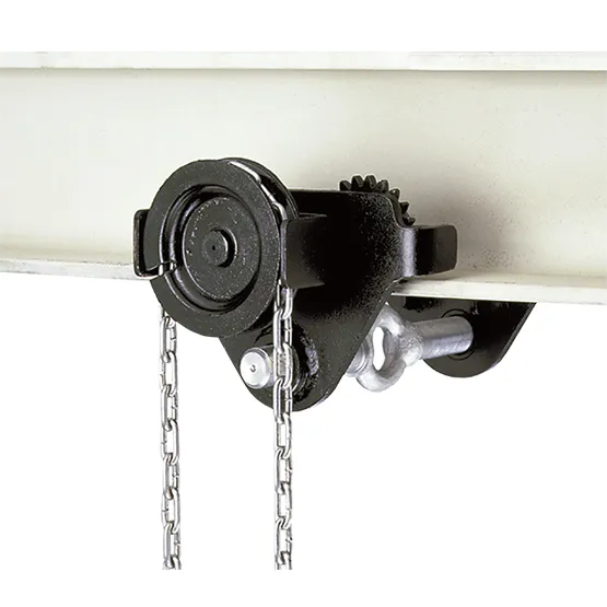 TROLLEY YALE DE ENGRANAJE DE 5T 90 - 220 mm HTG-A 5000 (MANDO 5 X 26)