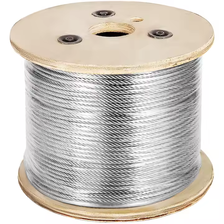 CABLE DE ACERO GALVANIZADO TIPO BOA A/A DE 3mm-1/8