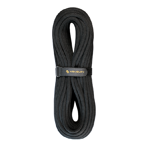 WARRIOR 11 CUERDA SEMIESTATICA 11mm (PRESENTACIÓN MÁX 400MTS) NEGRO 31 KN WA11 ARMBURY