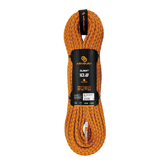 CUERDA DINÁMICA 10.2MM NARANJA (PRESENTACIÓN MÁX 200MTS) DYNAMIC SUMMIT DRY PRO 10.2 ARMBURY