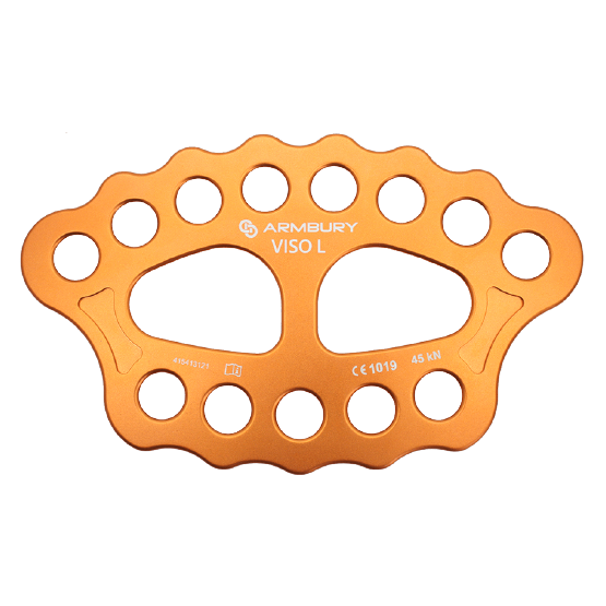 PLACA MULTIANCLAJE X8 TALLA L NARANJA RIGGING PLATE VISO L ORANGE ARMBURY