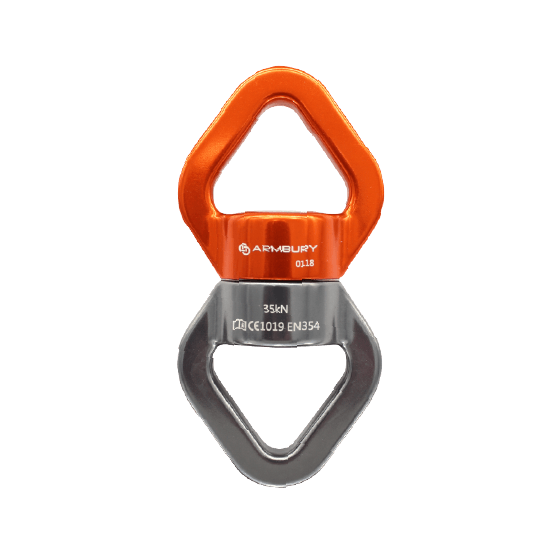 OCHO GIRATORIO NARANJA-NEGRO SWIVEL ARMBURY