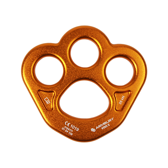 PLACA MULTIANCLAJE X3 TALLA S NARANJA RIGGING PLATE S ORANGE ARMBURY