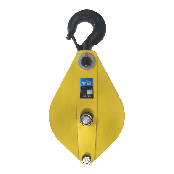 POLEA DE ACERO 3.2T HPB-32 PARA CABLE HASTA 17MM Y CUERDAS AMERICAN BULL